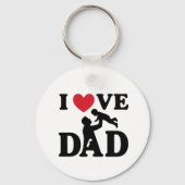 i love you dad sleutelhanger (Achterkant)