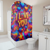 I Love You Douchegordijn (In situ)