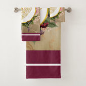 I Love You Fancy Golden Heart with Floral Frame (En situation)