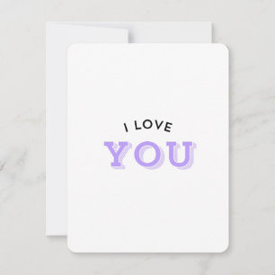I Love You Feestdagenkaart