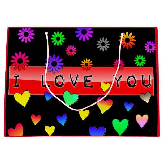 I Love You Groot Cadeauzakje (Voorkant)