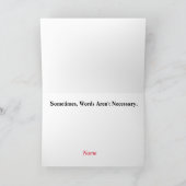 I Love You Hand Signs Kaart (Binnen)