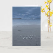 I Love You Kaart (Gele Bloem)