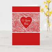 I Love You Kaart (Gele Bloem)