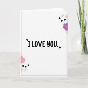 I Love You Kunst Hart Kaart