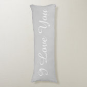 I Love You Lichaamskussen (Voorkant Verticaal)