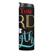 I Love You Lord My Strength Thermosbeker (Geroteerd rechts)