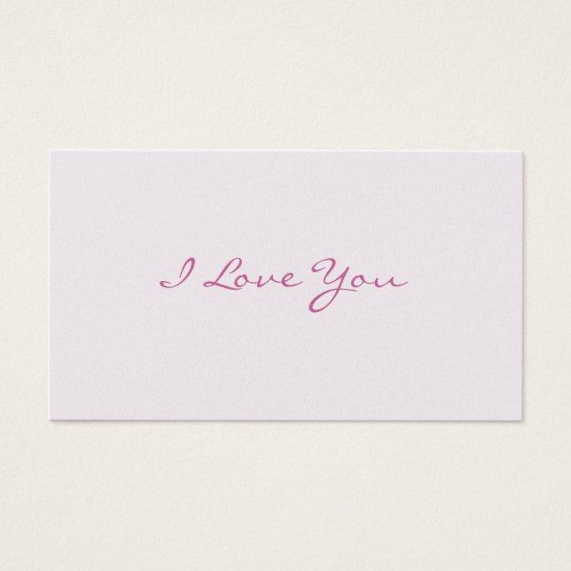 I Love You Love Notes (Devant)