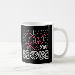 I Love You Moeder Bloemhart Coffee Mug Moederdag C Koffiemok