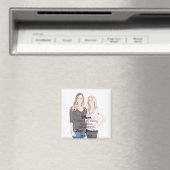 I Love You Mom Photo Message Magnet (In Situ (Lave-vaisselle))
