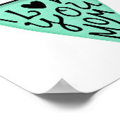 I love you mom poster (Coin)