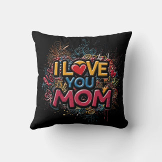 I Love You Mom / Te Amo Mamá Cojín Kussen