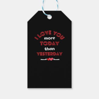 I Love You More Today Than Yesterday Romantic Quot Cadeaulabel