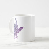 "I Love You" Mug American Sign Language (Devant gauche)