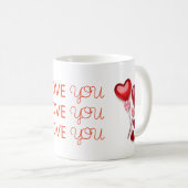 I Love You Mug – Romantic Valentine's Day Gift (Devant droit)