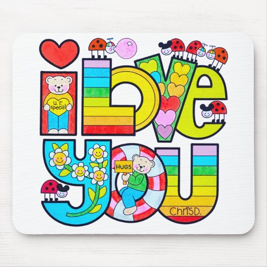 I Love You Muismat (Voorkant)