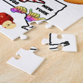 I Love You Northeast States Map Legpuzzel (Zijkant)