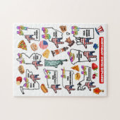 I Love You Northeast States Map Legpuzzel (Horizontaal)