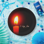 I Love You Papieren Bordje (Feest)