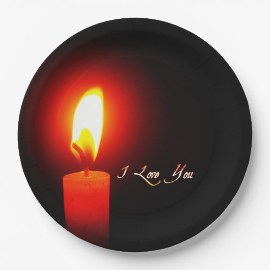 I Love You Papieren Bordje (Voorkant)