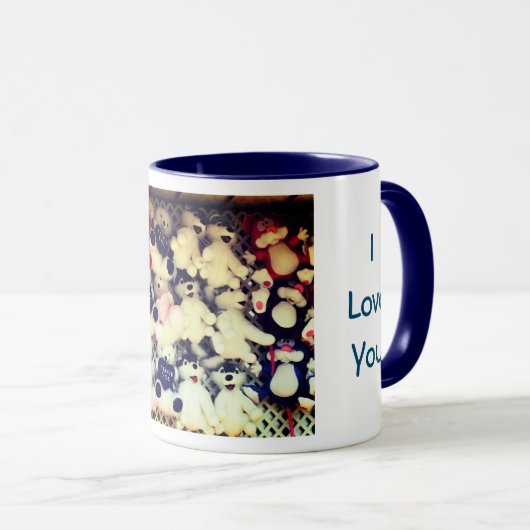 I Love You Plush Bear Mok (Voorkant rechts)