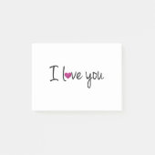 I love you post-it® notes (Voorkant)