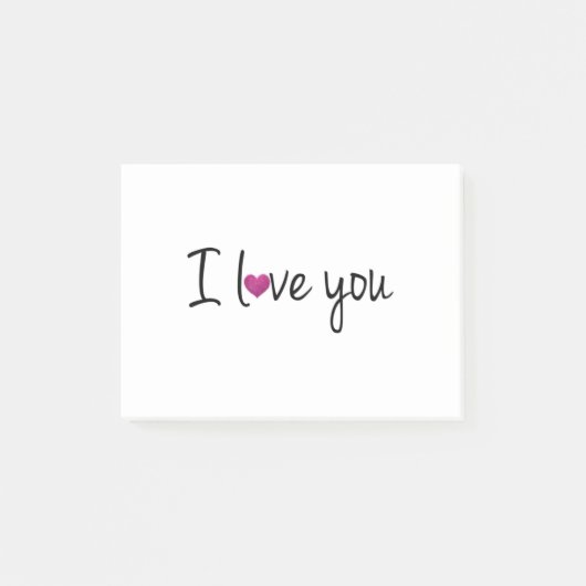 I love you post-it® notes (Voorkant)