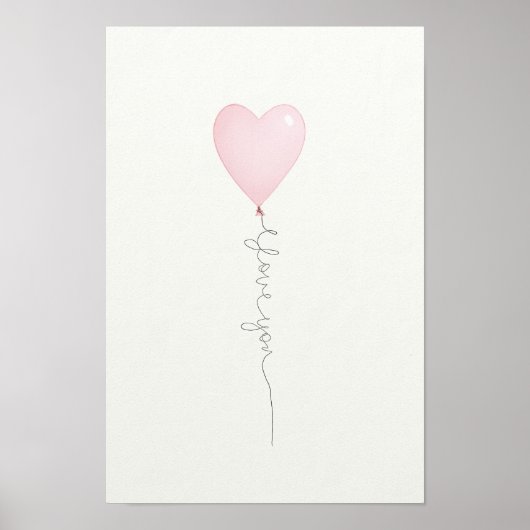 I Love You Poster (Voorkant)