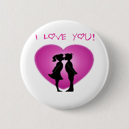 I Love You Ronde Button 5,7 Cm