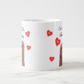 I Love You Schmoopy Valentine's Jumbo Mug (Devant)