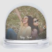 I Love you Sister Heart Script Photo Keepsake (Arrière)