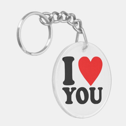 I Love You Sleutelhanger (Voorkant Links)
