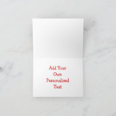 I Love You So Much Note Romantic Valentines Bedankkaart (Binnen)