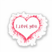 I Love You Sticker (Voorkant)