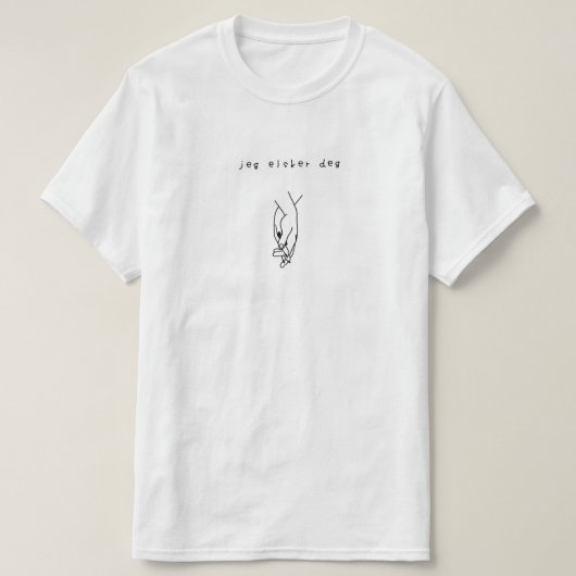 I Love You T-shirt (Design voorkant)