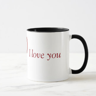 I love you tango taza mok