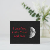 I Love You to the Moon and back - Carte postale (Debout devant)
