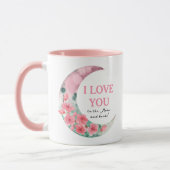 I Love You To The Moon And Back Mug (Gauche)