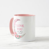 I Love You To The Moon And Back Mug (Devant gauche)
