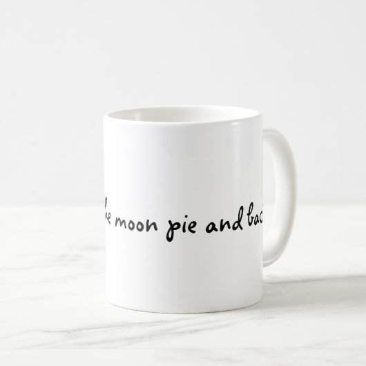 I love you to the moon pie and back mug (Devant droit)