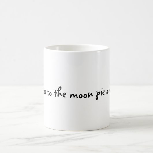 I love you to the moon pie and back mug (Centre)