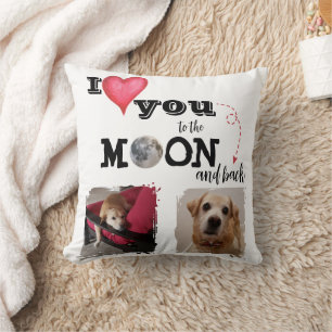 I Love You to the Moon Sierkussen