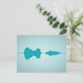 I Love You Waveform Carte Postale 1 (Debout devant)