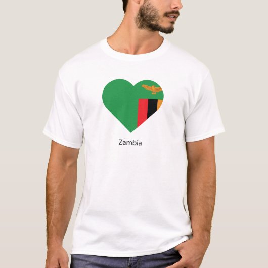I Love Zambia T-shirt (Voorkant)