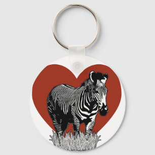 I Love Zebras Sleutelhanger