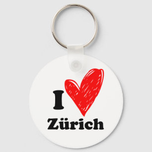 I Love Zürich Sleutelhanger