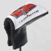 I LOVETTE® UNIQUE Auto Art Design Golfheadcover (3/4 voorkant)