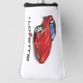 I LOVETTE UNIQUE CAR DESIGN GOLF HEAD COVER (Draai 90)