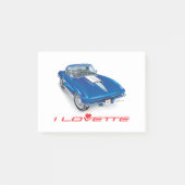 I LOVETTE UNIQUE CAR DESIGN POST-IT NOTES (Voorkant)