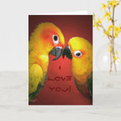 I LoveYou ! Carte de voeux (Fleur jaune)